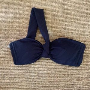 Target black bikini top.